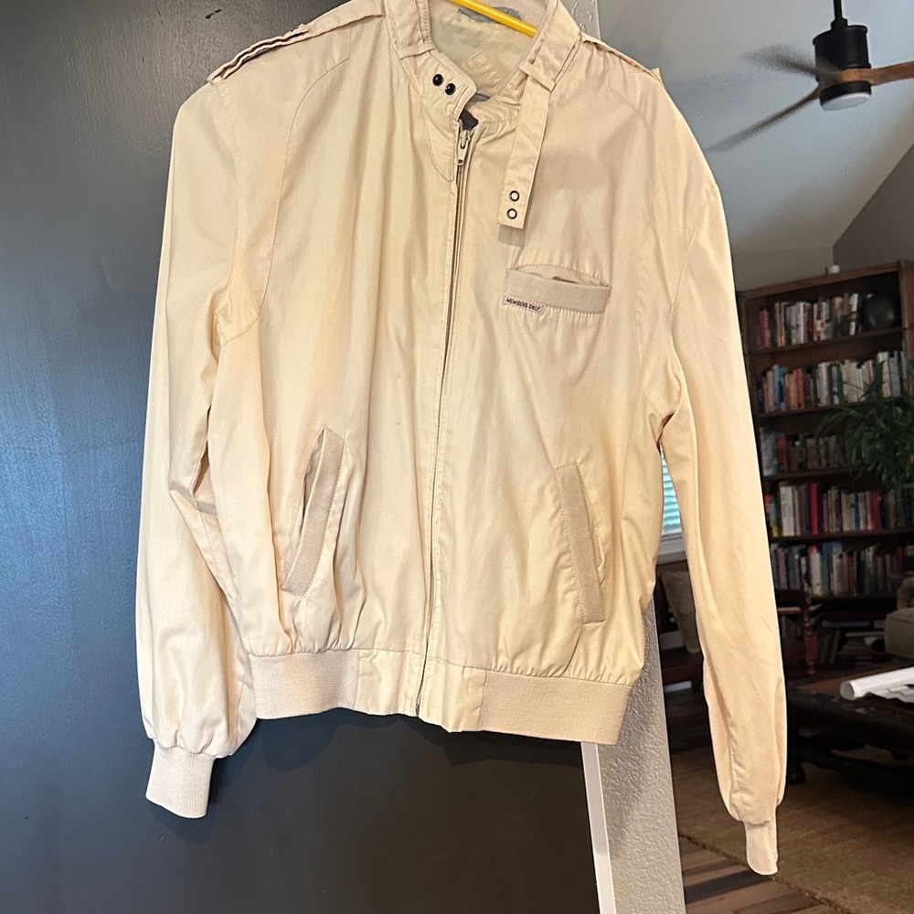 Mens Members Only Off-White Jacket
